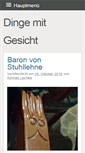 Mobile Screenshot of dingemitgesicht.de