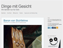 Tablet Screenshot of dingemitgesicht.de
